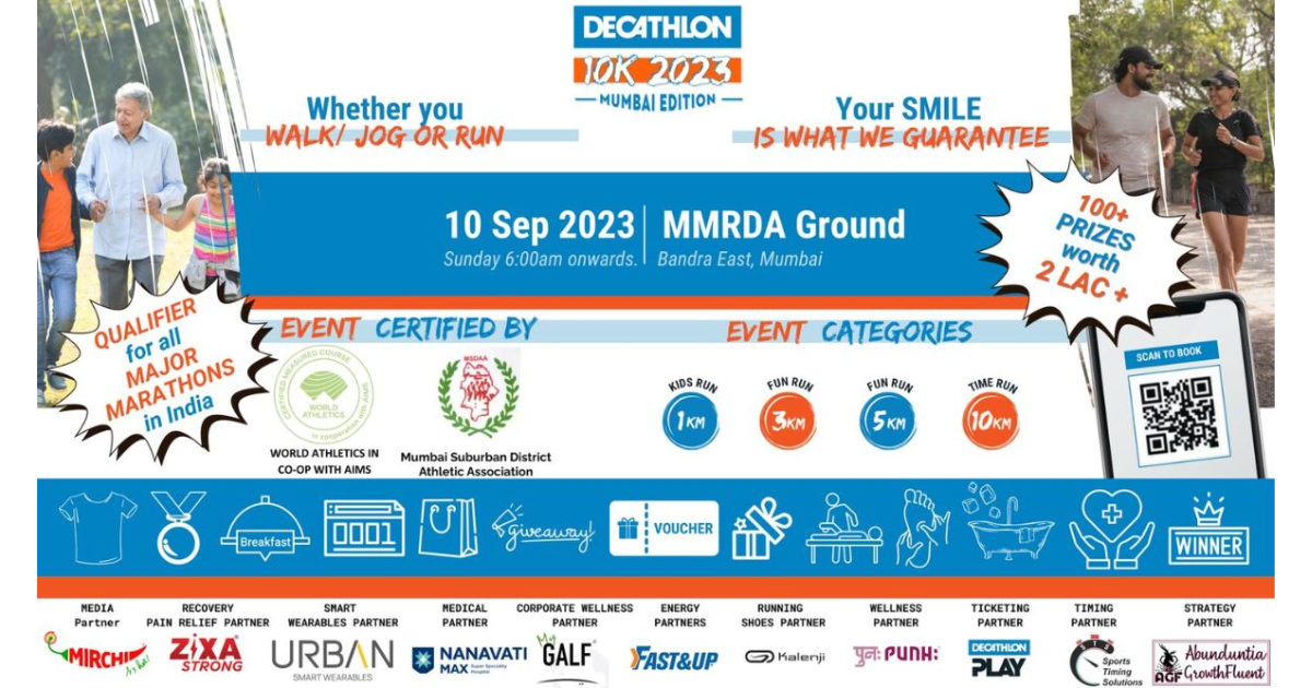 Decathlon’s flagship running event to promote a healthy lifestyle in Mumbai